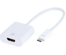 Vivanco adapter USB-C - HDMI 0.15m, baltas