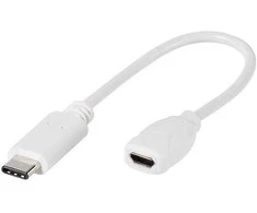 Vivanco adapteris USB-C – microUSB 2.0 10cm (45285)