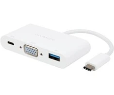 Vivanco adapteris USB-C – VGA 3in1 (45386)