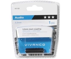 Vivanco garso adapteris 3,5–3,5 mm (46108)