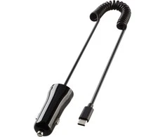 Vivanco automobilinis įkroviklis USB-C 12W 1m, juodas (62785)