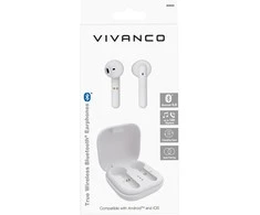 Vivanco belaidės ausinės Urban Pair, balta (60603)
