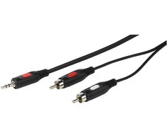 Vivanco kabelis 3,5 mm – 2xRCA 1,5 m (46030)