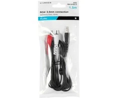 Vivanco kabelis 3,5 mm – 2xRCA 1,5 m (46702)