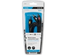 Vivanco kabelis 3,5 mm – 2xRCA 2,5 m (46031)