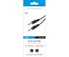 Vivanco cable 3.5mm - 3.5mm 1.5m