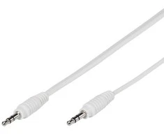Vivanco kabelis 3,5 mm - 3,5 mm 1 m, baltas (35811)