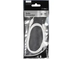 Vivanco kabelis 3,5 mm - 3,5 mm 1 m, baltas (35811)