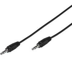 Vivanco kabelis 3,5 mm - 3,5 mm 1 m, juodas (35810)