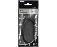 Vivanco kabelis 3,5 mm - 3,5 mm 1 m, juodas (35810)