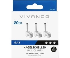 Vivanco cable clip 7mm 20pcs