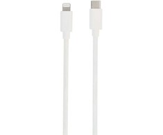 Vivanco kabelis Lightning - USB-C 15cm, baltas (62757)