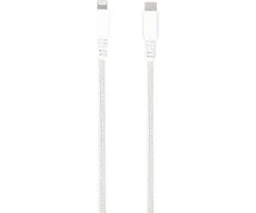 Vivanco kabelis Lightning - USB-C LongLife Data 1,5 m, baltas (61691)