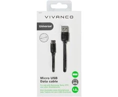 „Vivanco“ laidas „microUSB“ – USB 2.0 1,2 m (36251)