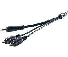 Vivanco kabelis Promostick 3,5 mm - 2xRCA 5m (19720)