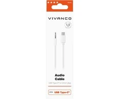 „Vivanco“ kabelis USB-C – 3,5 mm 1 m (62533)