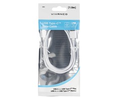 „Vivanco“ kabelis „Polybag USB-C Data 1m“ (39452)
