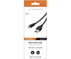 Vivanco cable USB-C - USB-A 3.0 1m