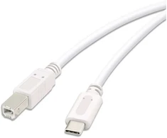 „Vivanco“ laidas USB-C – USB-B 1,8 m, baltas (45355)