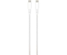 Vivanco kabelis USB-C – USB-C LongLife įkrovimas 1,5 m, baltas (62398)