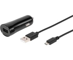 Vivanco automobilinis įkroviklis USB 2.4A 1,2m (60022)
