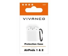 Vivanco dėklas AirPods 1/2, baltas