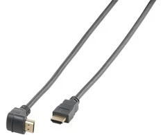 Vivanco kabelis HDMI - HDMI 1,5 m kampinis