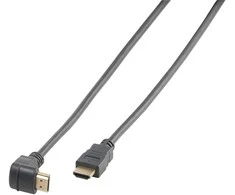 Vivanco kabelis HDMI - HDMI 1,5 m kampinis