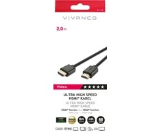 „Vivanco“ kabelis HDMI – HDMI 2.1 2m (47176)