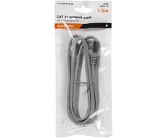 Vivanco patch cable Cat.5e Polybag 1,5m, pilka (45700)