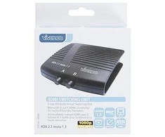 „Vivanco“ jungiklis, 2 prievadų HDMI (25349)