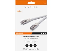 Vivanco tinklo kabelis CAT 6 10m