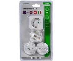 Vivanco travel adapter Europe 4pcs (36217) | Vivanco