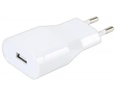 Vivanco USB įkroviklis 1A, baltas (38348)
