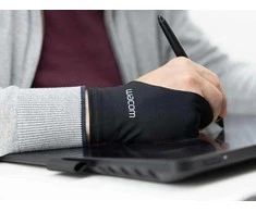 Kilimėlis Wacom menininko piešimo pirštinė, juoda