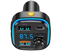 XO FM transmitter + charger BCC08 BT MP3, juodas