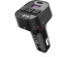 XO FM transmitter/charger BCC17 BT 30W, juodas