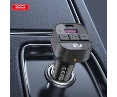 XO FM moduliatorius BCC17 Bluetooth MP3 automobilinis įkroviklis 30W juodos spalvos