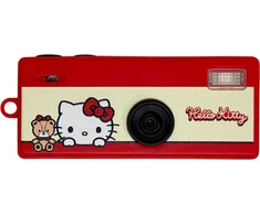 YASHICA Funtastic raktų pakabukas su kamera (klasikinė Hello Kitty)