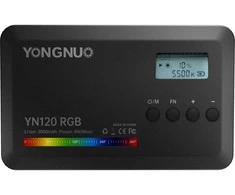 LED Šviestuvas Yongnuo YN120 RGB, WB (2500 K - 9900 K)