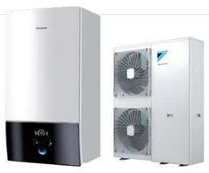 Šilumos siurblys Daikin Altherma EPGA16DV-EABH16D6V 18,21kW šildymas, 6kW el. tenas, 220V