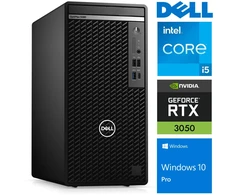 DELL 5080 Tower i5-10500 8GB 512SSD M.2 NVME RTX3050 6GB WIN11Pro (RW87550) (Atnaujinta)
