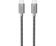 Epico audiniu pinta USB-C į USB-C kabelis 1,8 m 2020 m - kosminė pilka (9915101300186) (Atnaujinta)