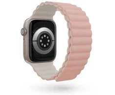 Epico magnetinis dirželis Apple Watch 42/44/45mm, rožinis/pilkas (63418102300001) (Atnaujinta)