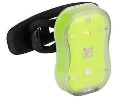 Galinis dviračio žibintas Rock Machine R.Light 15 USB Žalias (RF071802) (Atnaujinta)