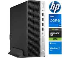 Hewlett Packard (HP) HP 600 G4 SFF i7-8700 32GB 1TB SSD M.2 NVME GT1030 2GB WIN11Pro (RW87334) (Atnaujinta)