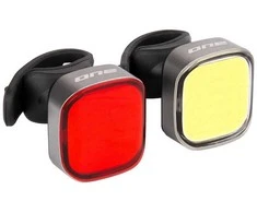 Rock Dviračio žibintų rinkinys One S.Light 40 USB Juodas (NF071601) (Atnaujinta)