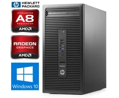 Stacionarus kompiuteris Hewlett Packard (HP) HP 705 G2 MT A8-8650B 8GB 256GB SSD + 300GB HDD DVD WIN10Pro (ST93897) (Atnaujinta)