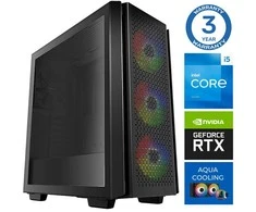 Stacionarus kompiuteris INTOP AQUA i5-14400F 64GB DDR5 2TB SSD M.2 NVME+4TB RTX5060Ti 16GB no-OS (RW73141NS) (Atnaujinta)