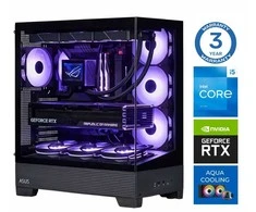 Stacionarus kompiuteris INTOP AQUA i5-14400F 16GB DDR5 1TB SSD M.2 NVME RTX5070Ti 16GB no-OS (RW49962NS)